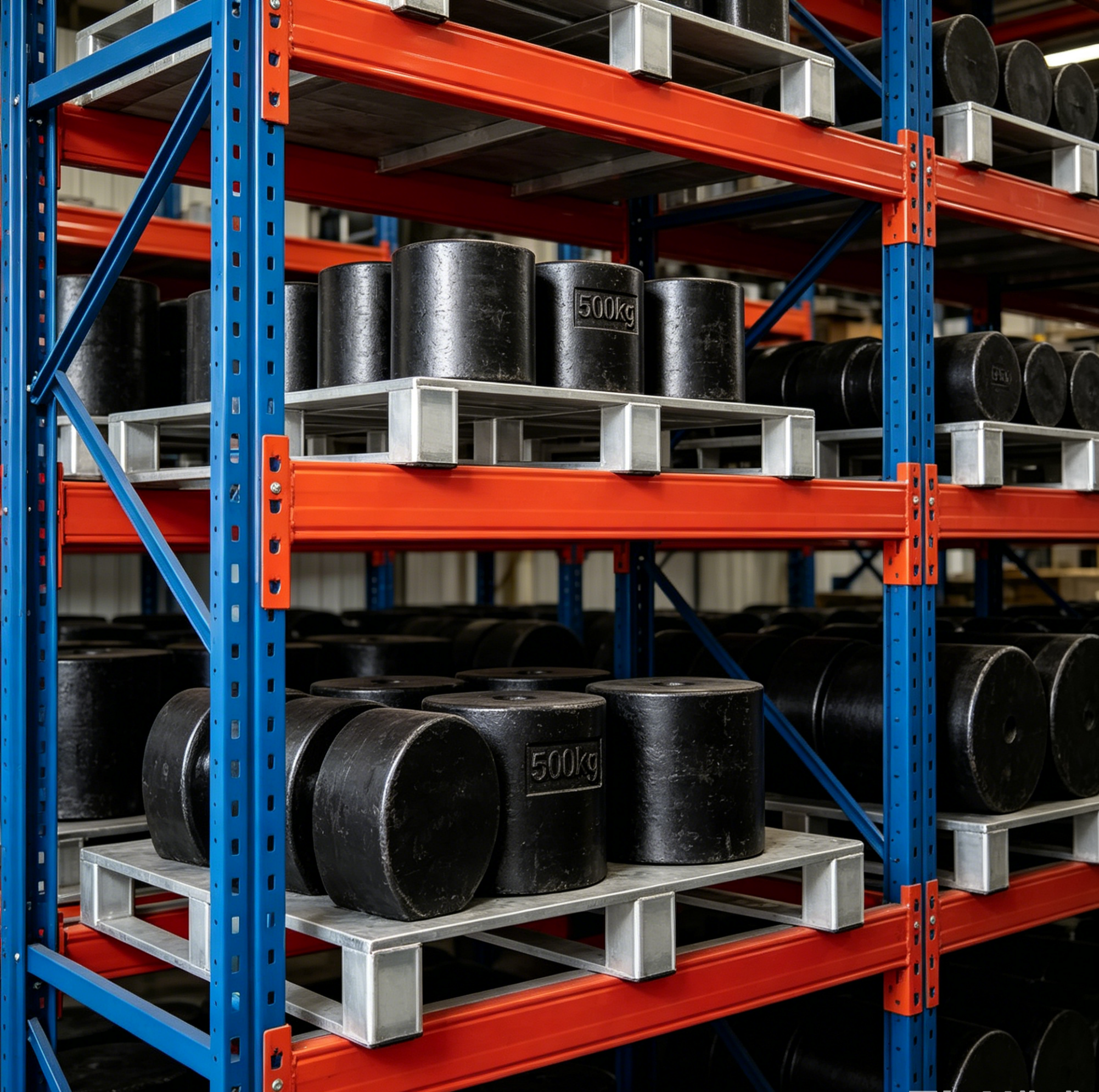 Automotive Industry Heavy Load with Aluminum Pallets